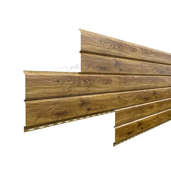 Сайдинг МЕТАЛЛ ПРОФИЛЬ Lбрус-15х240 (ECOSTEEL_T-12-Дуб-0.45) купить в краснодаре