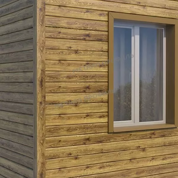 Сайдинг МЕТАЛЛ ПРОФИЛЬ Lбрус-15х240 (ECOSTEEL_T-12-Дуб-0.45) купить в краснодаре