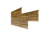Сайдинг МЕТАЛЛ ПРОФИЛЬ Lбрус-XL-В-14х335 (ECOSTEEL_T-12-Дуб-0.45) – Купить оптом и в розницу