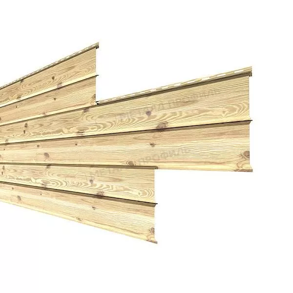 Сайдинг МЕТАЛЛ ПРОФИЛЬ Lбрус-XL-Н-14х335 (ECOSTEEL_T-12-Орех-0.45) купить в краснодаре