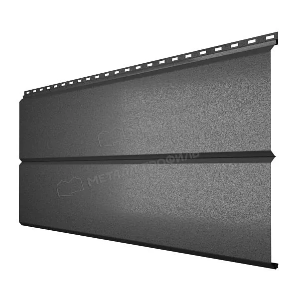 Сайдинг МЕТАЛЛ ПРОФИЛЬ Lбрус-XL-14х335 (VALORI-20-DarkGrey-0.5) купить в краснодаре