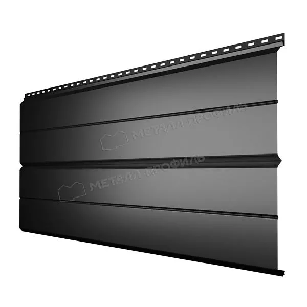 Сайдинг МЕТАЛЛ ПРОФИЛЬ Lбрус-XL-Н-14х335 (PURMAN-20-9005-0.5) купить в краснодаре