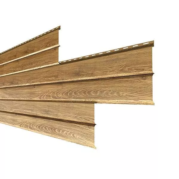 Сайдинг МЕТАЛЛ ПРОФИЛЬ Lбрус-XL-14х335 (ECOSTEEL_T-01-ЗолотойДуб-0.5) купить в краснодаре