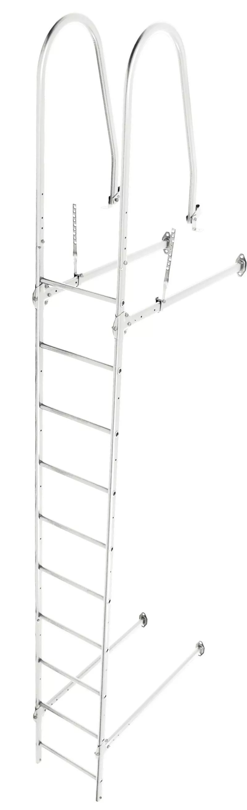 Лестница стеновая Grand Line RAL 9003 2,76м купить в краснодаре