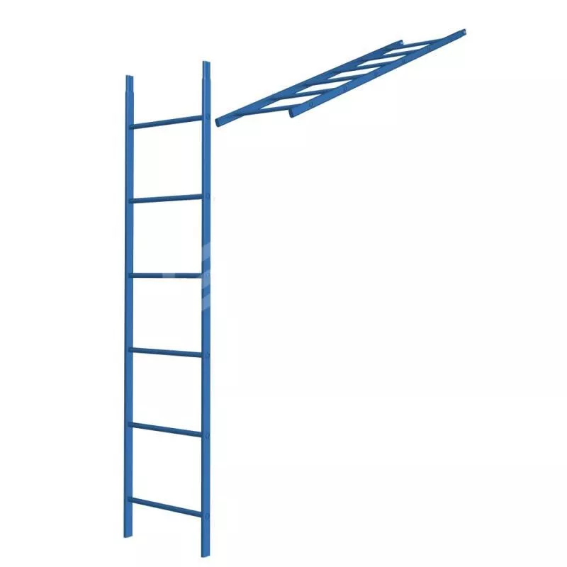 Лестница кровельная стеновая МП дл. 1860 мм без кронштейнов (5015)_1шт и метизы купить в краснодаре