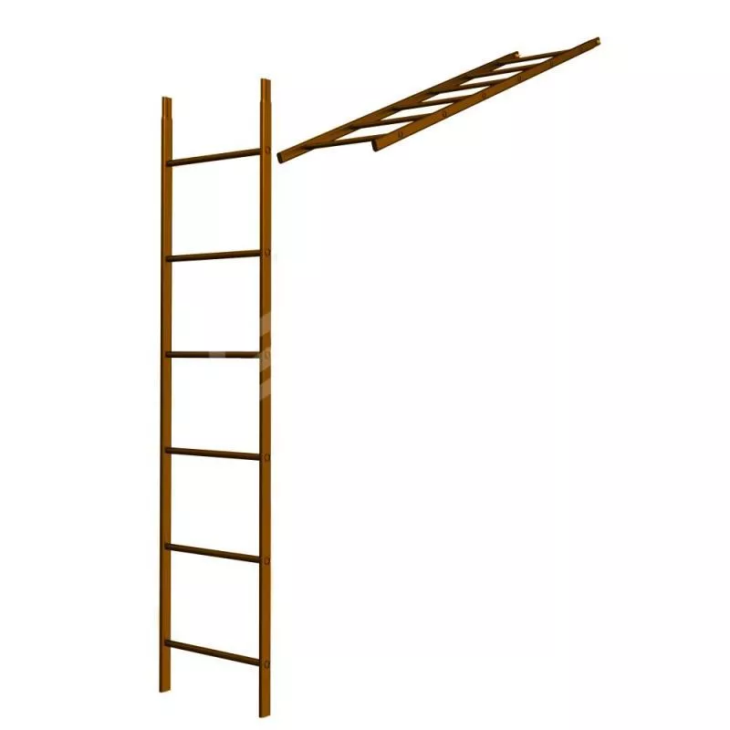 Лестница кровельная стеновая МП дл. 1860 мм без кронштейнов (8004)_1шт и метизы купить в краснодаре