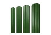 Штакетник Grand Line Twin фигурный 0,45 PE RAL 6002 Лиственно-зеленый – Купить оптом и в розницу