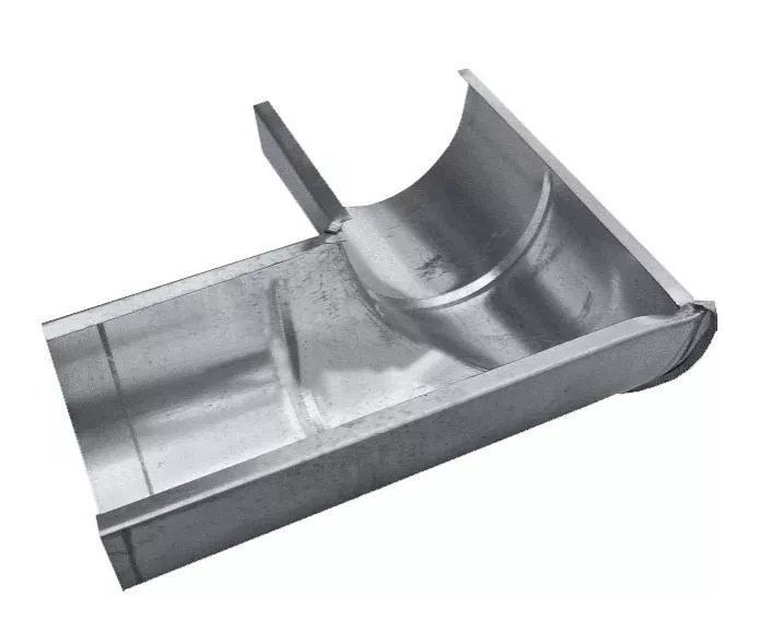 Угол желоба универсальный Металл Профиль Проект D185 Цинк купить в краснодаре