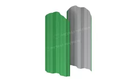 Штакетник металлический МЕТАЛЛ ПРОФИЛЬ М-111-О (ПЭ-01-6002-0.45). Артикул: 46484