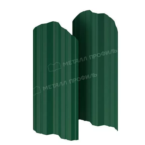 Штакетник металлический МЕТАЛЛ ПРОФИЛЬ М-111-О (ПЭД-01-6005\6005-0.45) купить в краснодаре