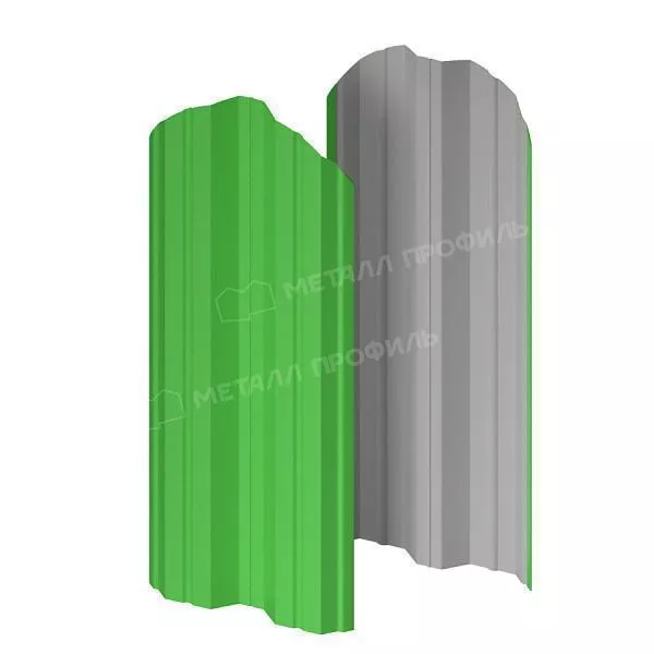 Штакетник металлический МЕТАЛЛ ПРОФИЛЬ М-111-О NormanMP (ПЭ-01-6018-0.5) купить в краснодаре