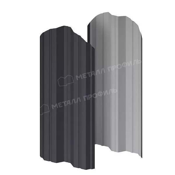 Штакетник металлический МЕТАЛЛ ПРОФИЛЬ М-111-О NormanMP (ПЭ-01-7024-0.5) купить в краснодаре