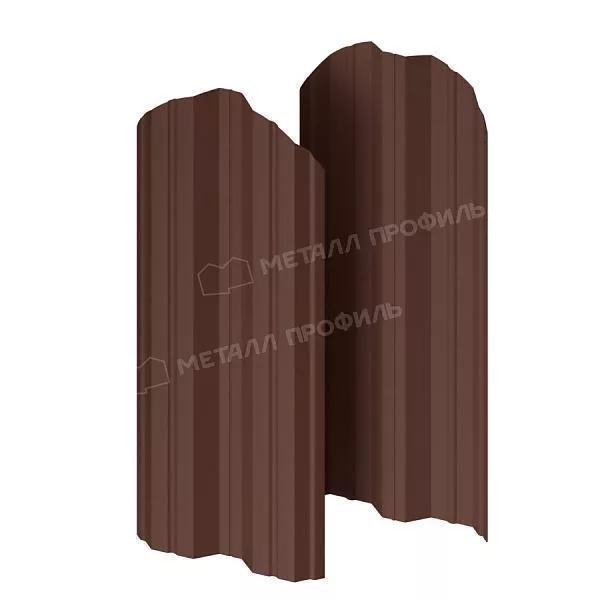 Штакетник металлический МЕТАЛЛ ПРОФИЛЬ М-111-О (ПЭ-01-8017\Color-0.4) купить в краснодаре