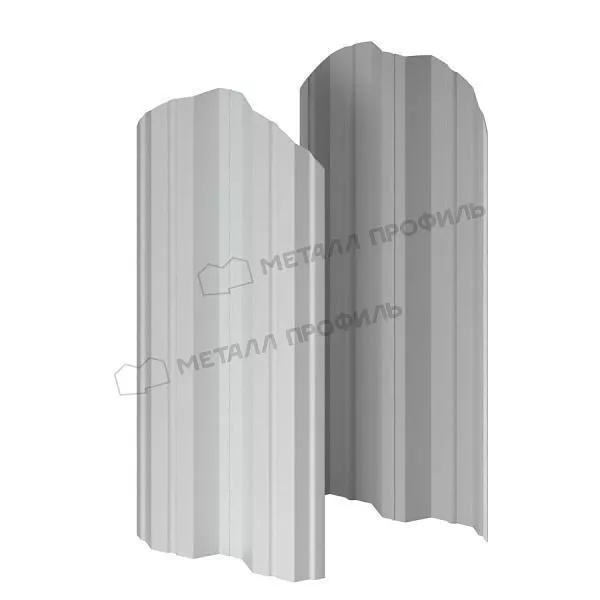 Штакетник металлический МЕТАЛЛ ПРОФИЛЬ М-111-О NormanMP (ПЭ-01-9003-0.5) купить в краснодаре