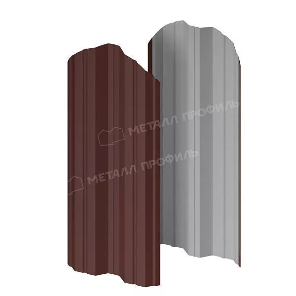 Штакетник металлический МЕТАЛЛ ПРОФИЛЬ М-111-О (ПЭ-01-RR32-0.45) купить в краснодаре