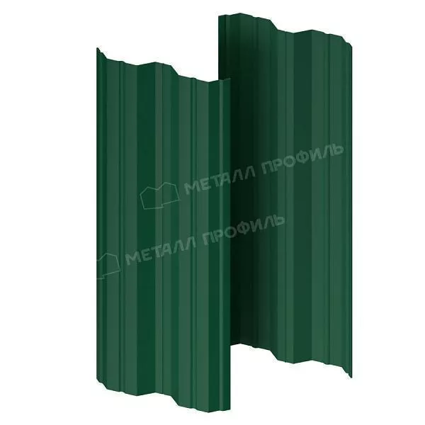 Штакетник металлический МЕТАЛЛ ПРОФИЛЬ М-111-Т (ПЭД-01-6005\6005-0.45) купить в краснодаре