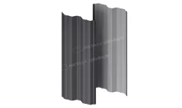 Штакетник металлический МЕТАЛЛ ПРОФИЛЬ М-111-Т (VALORI-20-Grey-0.5). Артикул: 46554