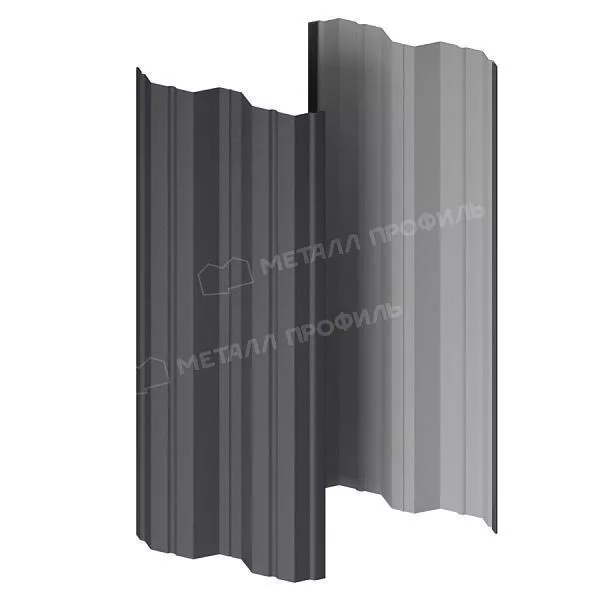 Штакетник металлический МЕТАЛЛ ПРОФИЛЬ М-111-Т (VALORI-20-Grey-0.5) купить в краснодаре