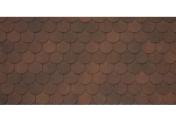 Гибкая черепица Tegola ASSISI Marrone 434 (коричневый) – Купить оптом и в розницу