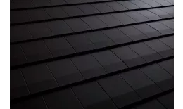 Композитная черепица AeroDek Quadro Матовый Черный. Артикул: AeroRob-Q-blackmat