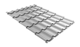 Металлочерепица Grand Line Классик (Classic) 0.45 Drap RAL 9003 сигнальный белый. Артикул: 29967