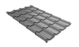 Металлочерепица Grand Line Камея (Kamea) 0,5 Satin RAL 9006 бело-алюминиевый. Цена: 706 руб. Артикул: 30098