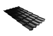 Металлочерепица GL Квинта плюс 3D (Kvinta Plus 3D) 0,5 Satin Matt TX RAL 9005 черный – Купить оптом и в розницу