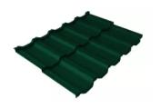 Металлочерепица Grand Line Квинта Уно (Kvinta Uno) 0,5 Satin Matt TX RAL 6005 зеленый мох – Купить оптом и в розницу