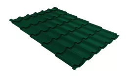 Металлочерепица Grand Line Классик (Classic) 0.5 Satin Matt TX RAL 6005 зеленый мох. Цена: 827 руб. Артикул: 29972