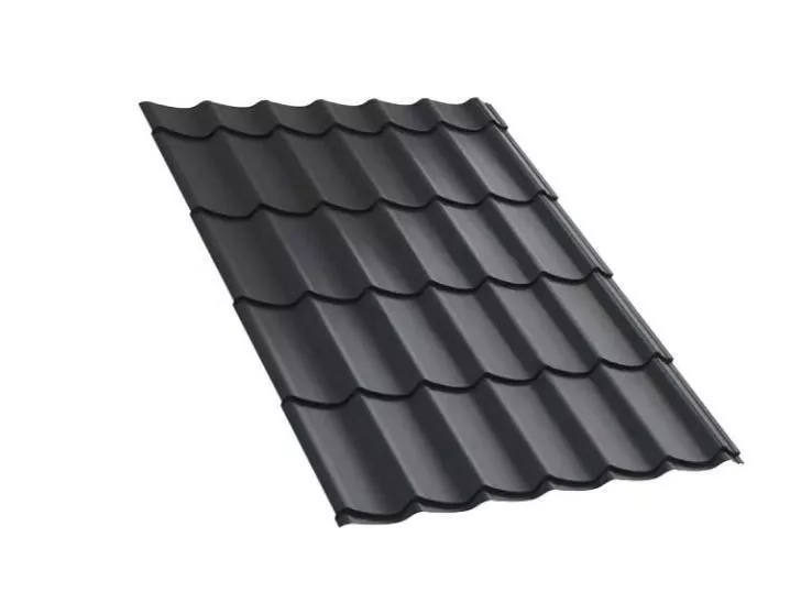 Металлочерепица Ламонтерра VikingMP 0.45 мм RAL 7016 Антрацитово-серый купить в краснодаре