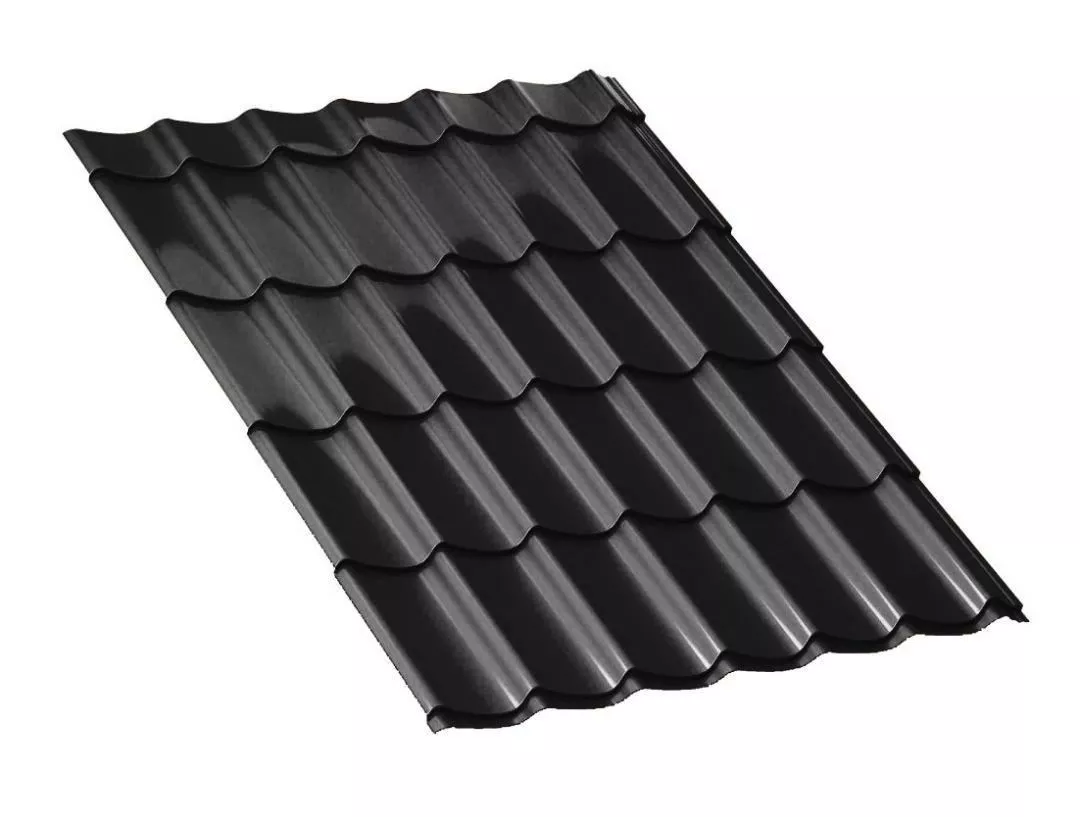 Металлочерепица Ламонтерра-Х Полиэстер 0.45 мм RAL 9005 купить в краснодаре