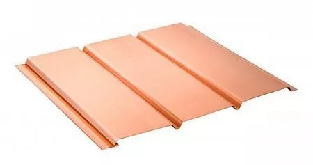 СОФИТ aquAsystem МЕДЬ без перфорации (Cu 0.6 мм), 2400х303 мм. купить в краснодаре