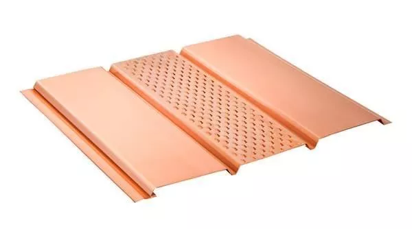 СОФИТ aquAsystem МЕДЬ с центральной перфорацией (Cu 0.6 мм), 1000х303 мм. купить в краснодаре