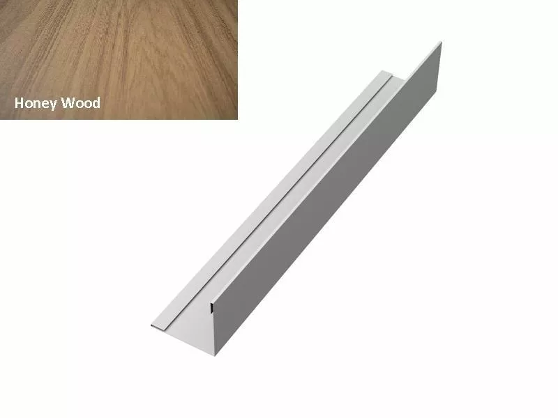 Планка завершающая 50х50 жалюзи Milan 0,45 Print Elite Honey Wood GL купить в краснодаре