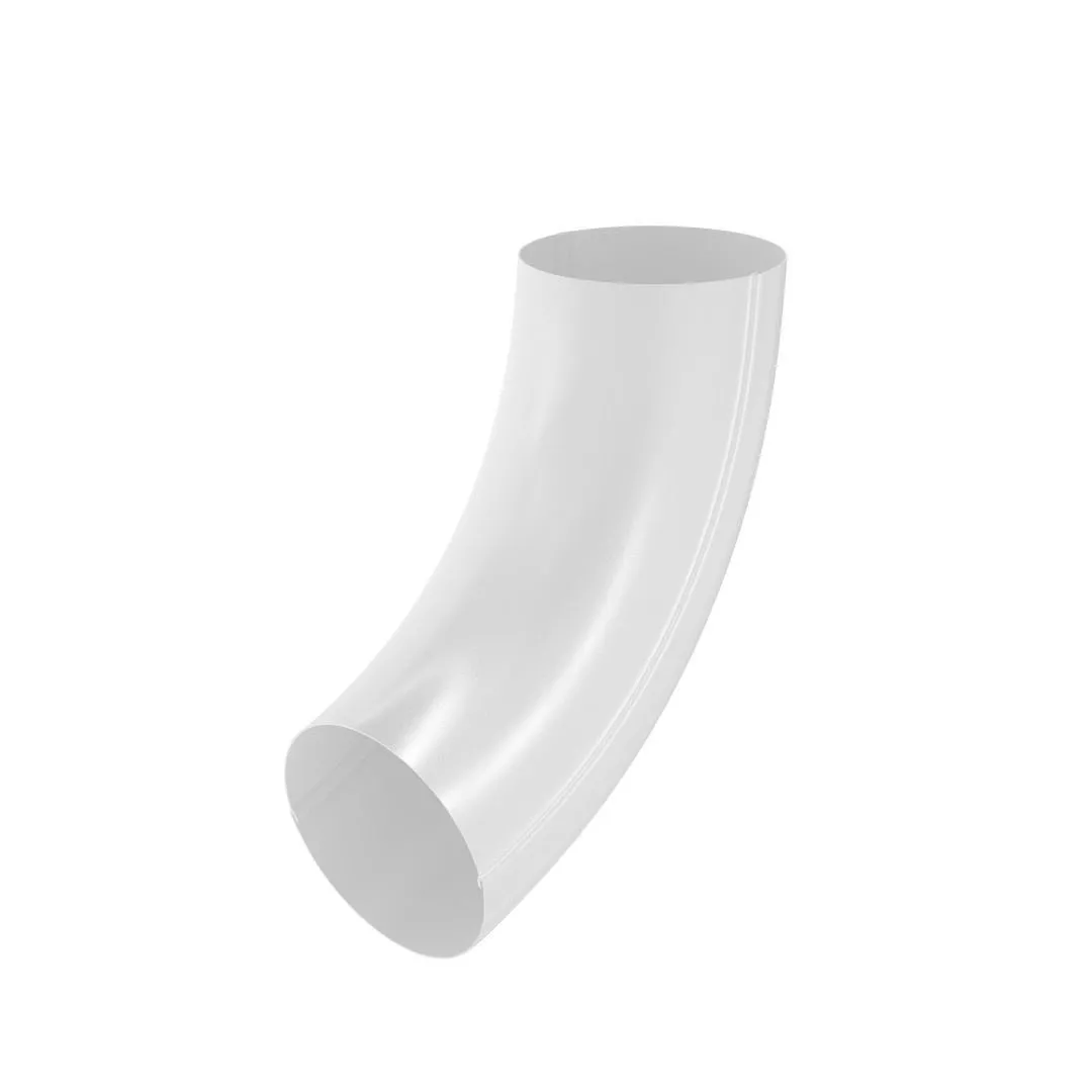 Отвод трубы 125/90. AQUASYSTEM КОМФОРТ. RR20 Мраморно-белый купить в краснодаре