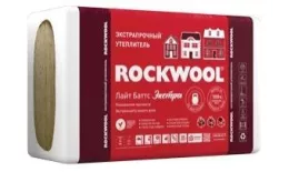 Утеплитель Роквул Лайт Баттс Экстра 50 (4,8 м2; 0,24м3; 8 плит). Цена: 1960 руб. Артикул: Rockwool-0004