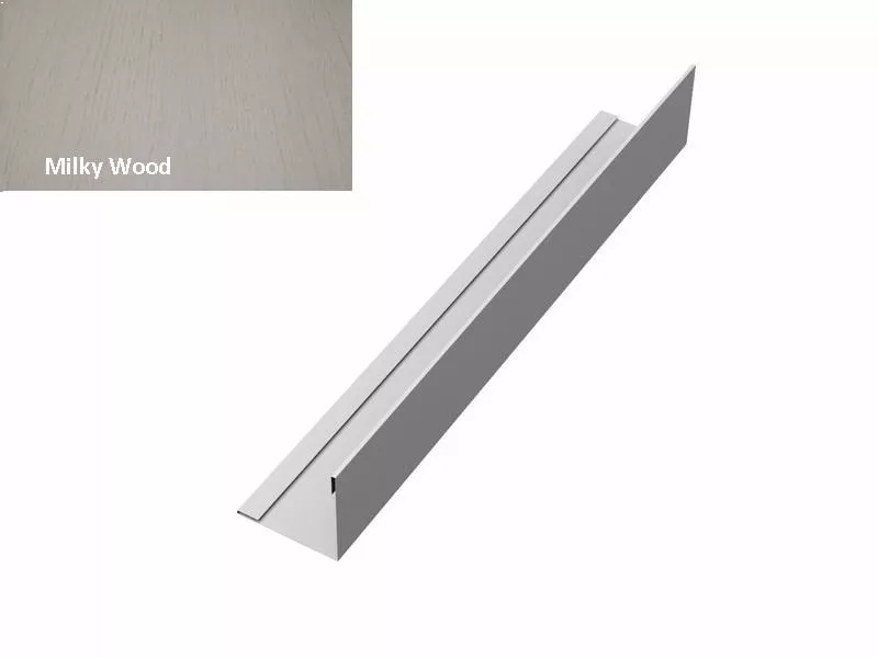 Планка завершающая 50х50 жалюзи Milan 0,45 Print Elite Milky Wood GL купить в краснодаре
