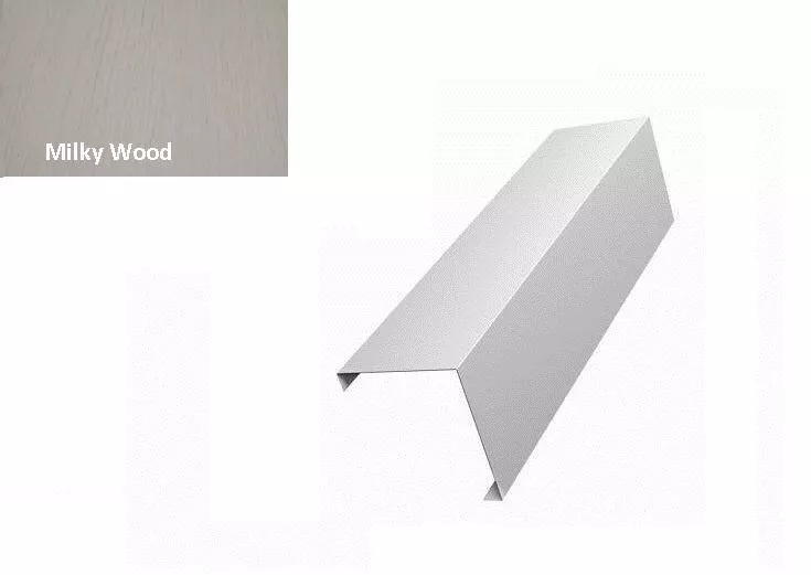 Декоративная накладка на столб угловая жалюзи Milan,Tokyo 0,45 Print Elite Milky Wood GL купить в краснодаре