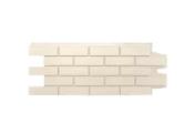 Фасадные панели GRAND LINE Коллекция Клинкерный Кирпич Стандарт Молочный – Купить оптом и в розницу
