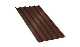 Профнастил МП35 A ECOSTEEL 0,5 мм Мореный дуб. Артикул: MP35AES-md