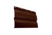 Металлический сайдинг Металл Профиль Корабельная доска ECOSTEEL 0,5 мм Мореный дуб – Купить оптом и в розницу