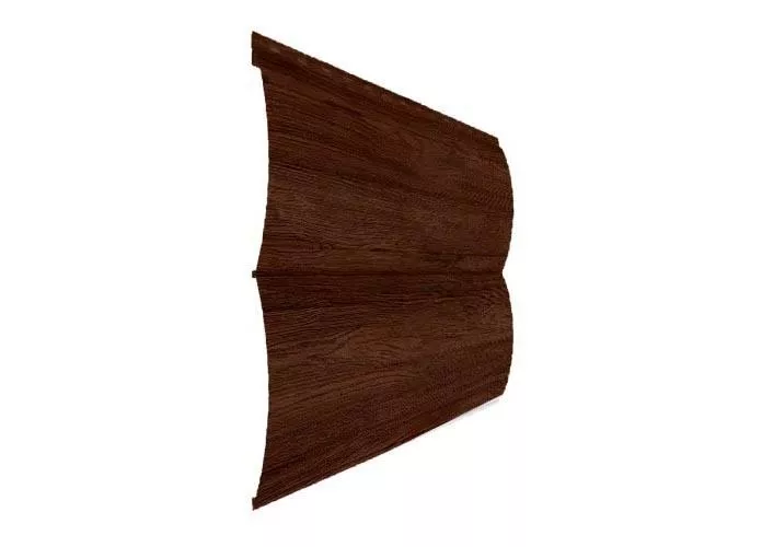 Металлический сайдинг Металл Профиль Woodstock-Н ECOSTEEL 0,5 мм Мореный дуб купить в краснодаре
