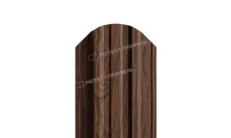 Штакетник Металл Профиль TRAPEZE-O (Закругленный) ECOSTEEL Matt 0,5 мм Мореный Дуб. Цена: 1393 руб. Артикул: MP_Sht_366