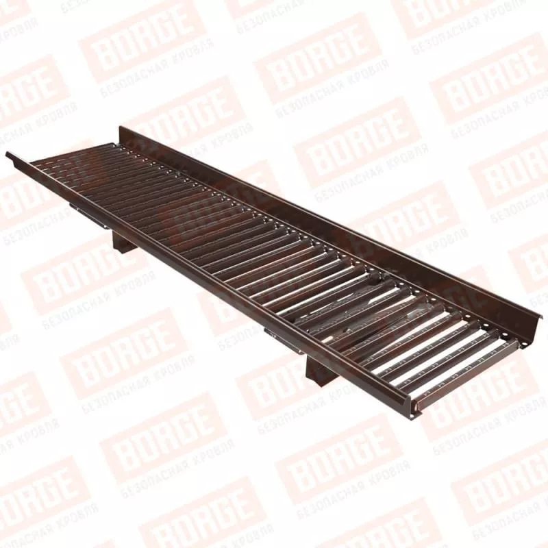 Мостик переходной BORGE 1,5м, для черепичной кровли, коричневый шоколад (RAL 8017) купить в краснодаре