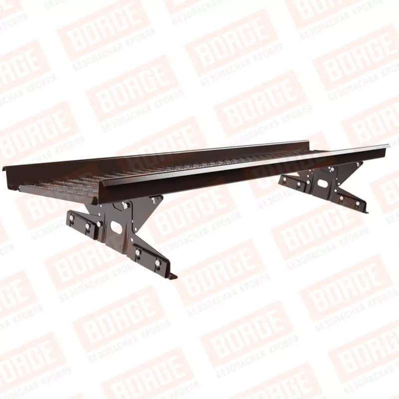 Мостик переходной BORGE 1,5м, для фальцевой кровли, коричневый шоколад (RAL 8017) купить в краснодаре