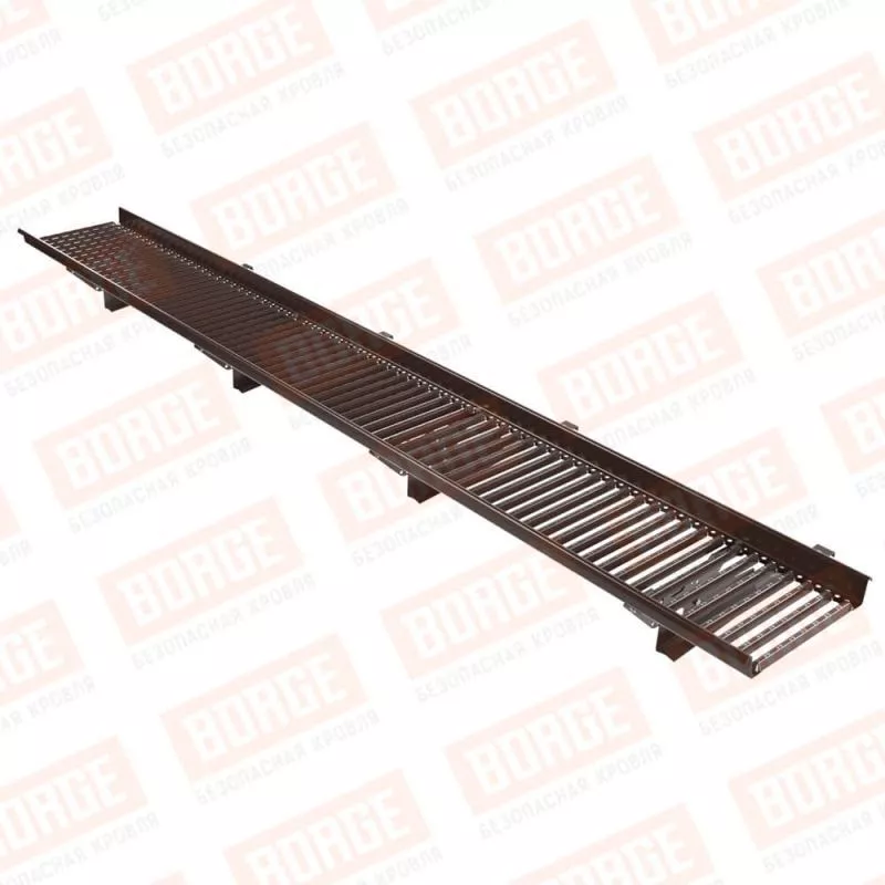 Мостик переходной BORGE 3м, для черепичной кровли, коричневый шоколад (RAL 8017) купить в краснодаре