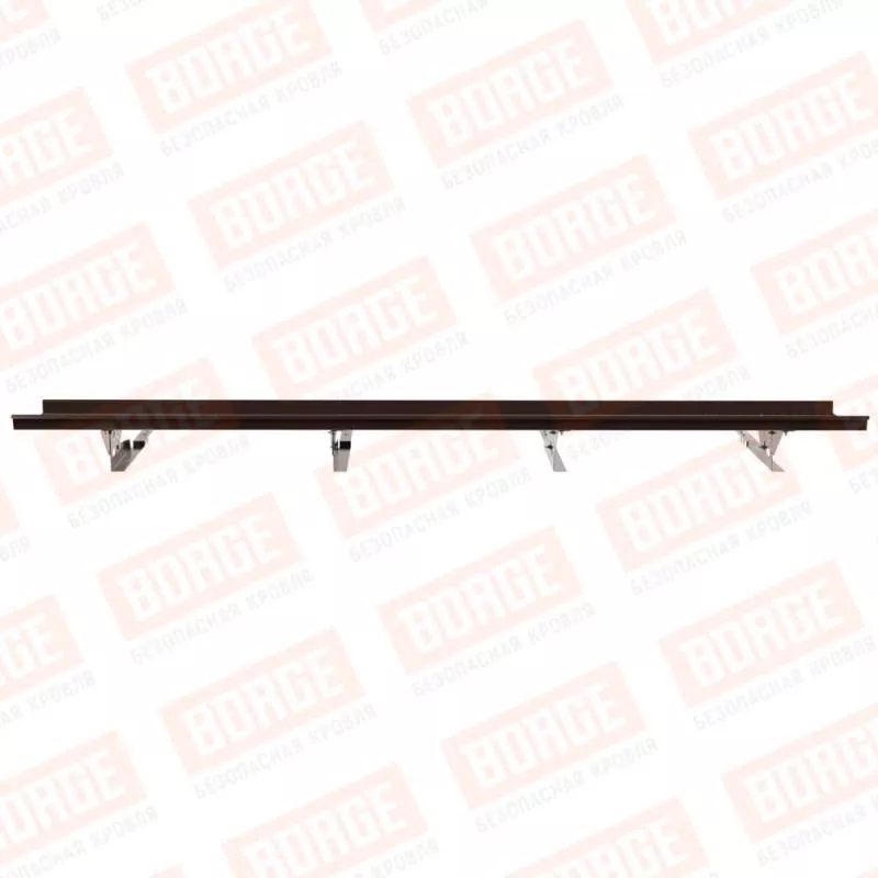 Мостик переходной BORGE 3м, для композитной черепицы, коричневый шоколад (RAL 8017) купить в краснодаре