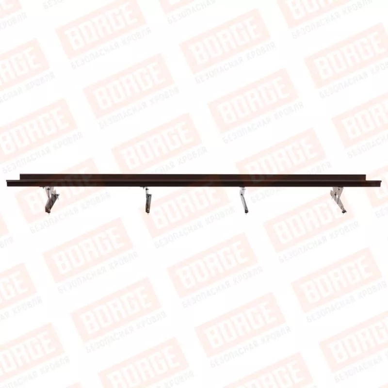 Мостик переходной BORGE 3м, для кровли из металлочерепицы, профнастила, материалов на основе битума, коричневый шоколад (RAL 8017) купить в краснодаре