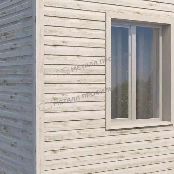 Сайдинг МЕТАЛЛ ПРОФИЛЬ СК-14х226 (ECOSTEEL_MA-01-Беленый Дуб-0.5) купить в краснодаре