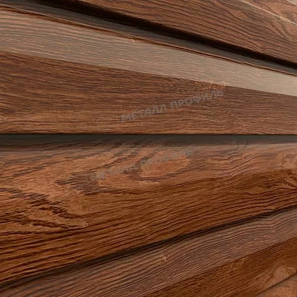 Сайдинг МЕТАЛЛ ПРОФИЛЬ СК-14х226 (ECOSTEEL_MA-01-МореныйДуб-0.5) купить в краснодаре